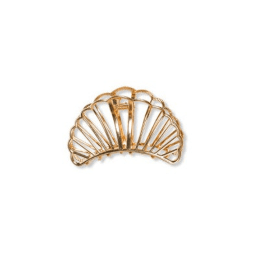 Gold Metall hiusklipsi simpukka - Salonmarjoahola-Shop