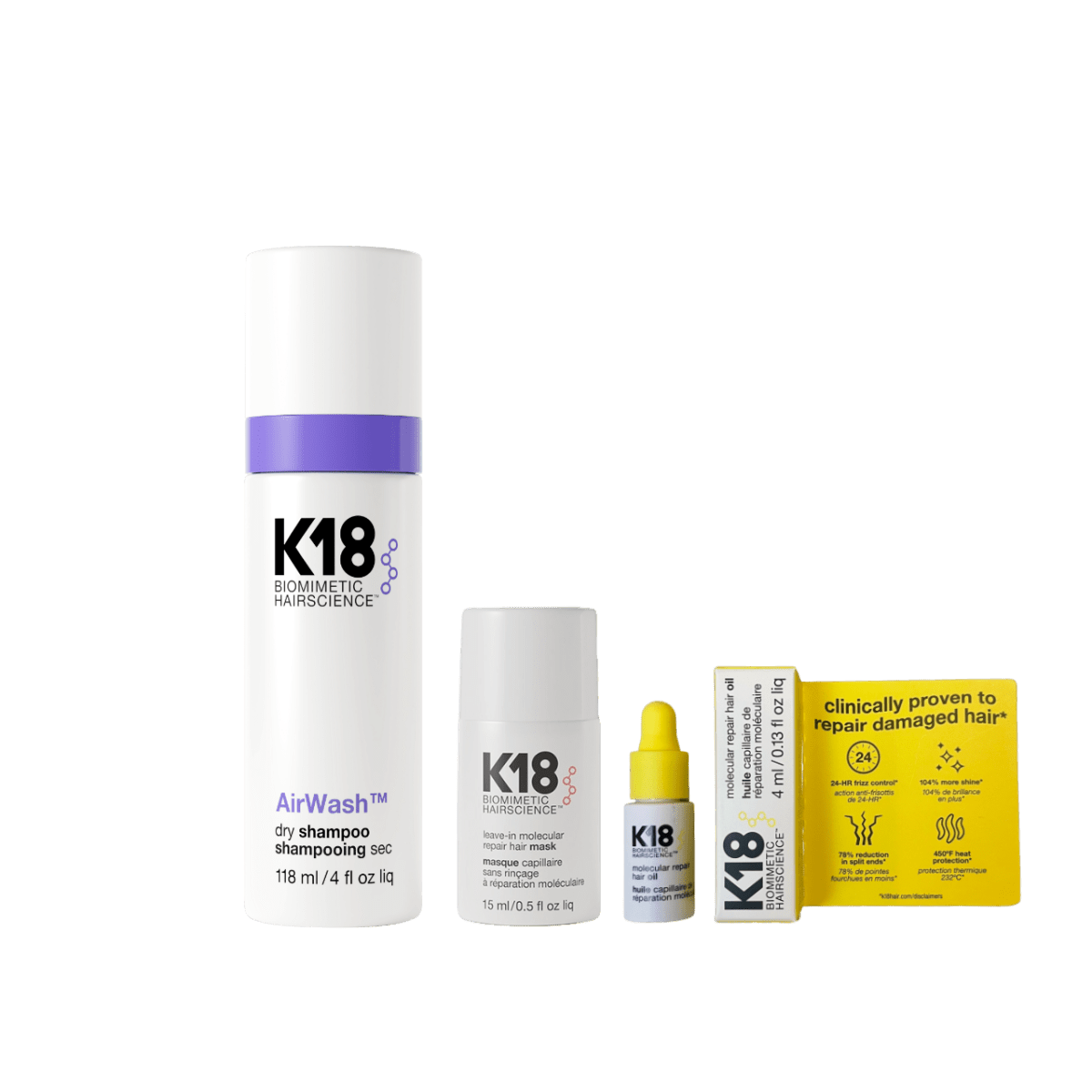 K18 AirWash Mask Oil Combo - Salonmarjoahola - Shop