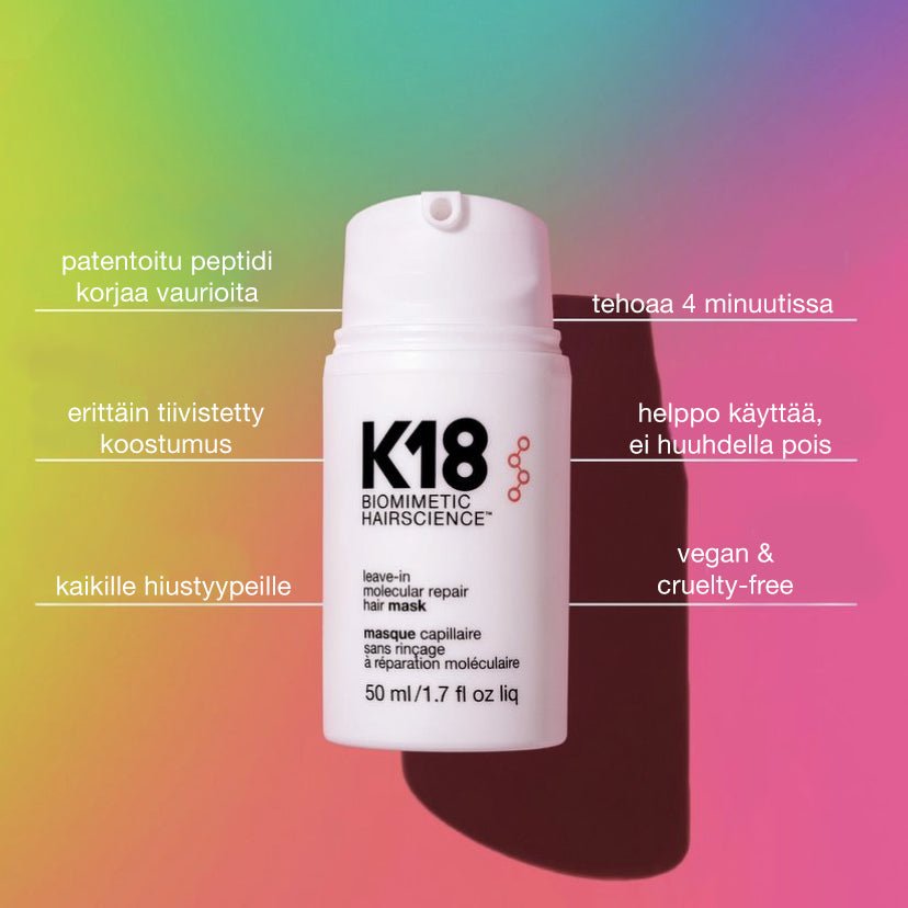 K18Hair Leave - in Molecular Repair Mask 50ml - Salonmarjoahola - Shop