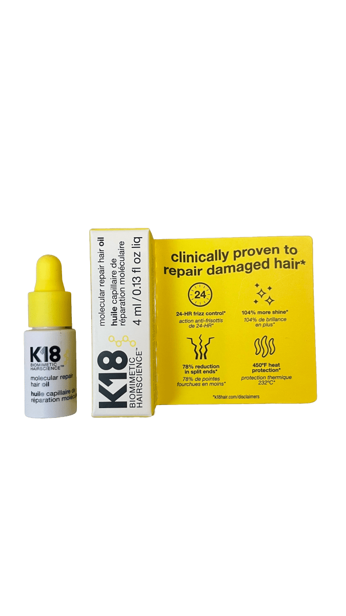 K18Hair Molecular Repair Hair Oil 4ml - Salonmarjoahola - Shop