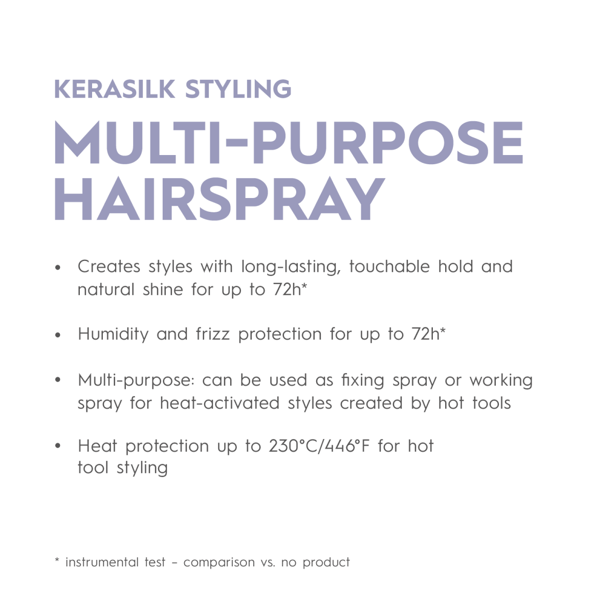 KERASILK Multi - Purpose Hairspray - Salonmarjoahola - Shop