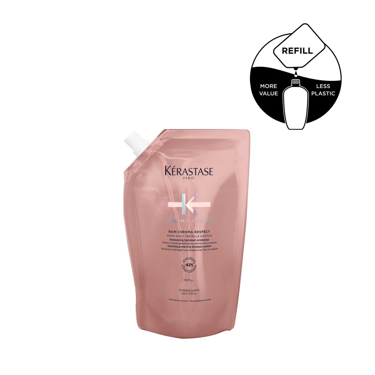 KERASTASE Bain Chroma Respect Refill 500ml - Salonmarjoahola - Shop
