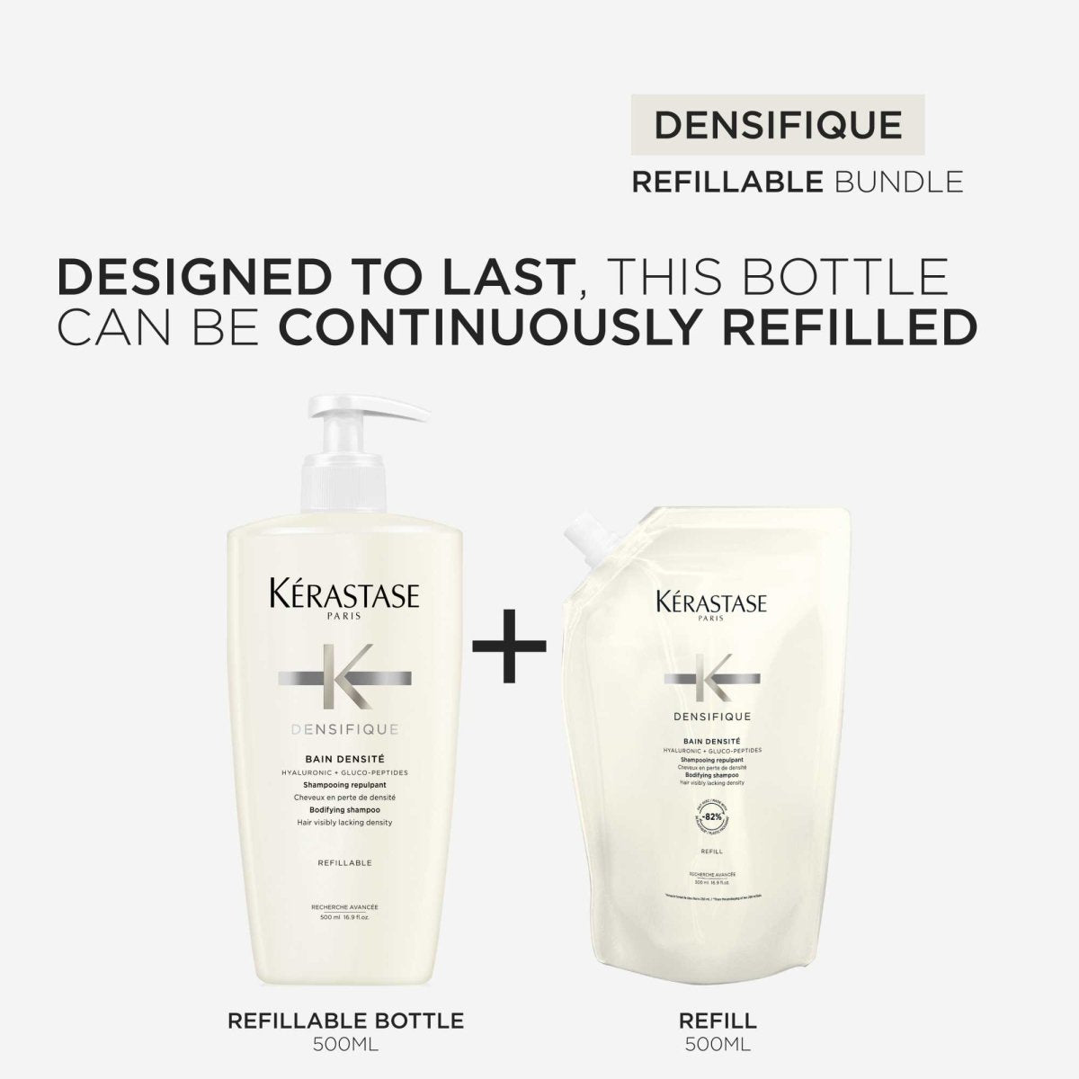Kerastase Densifique Bain Densité Shampoo Refill 500 ml - Salonmarjoahola - Shop