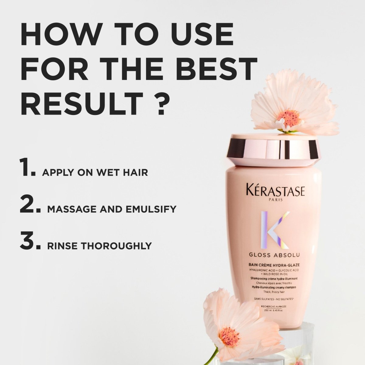 Kerastase Gloss Absolu Bain Créme Hydra - Glaze 250ml - Salonmarjoahola - Shop