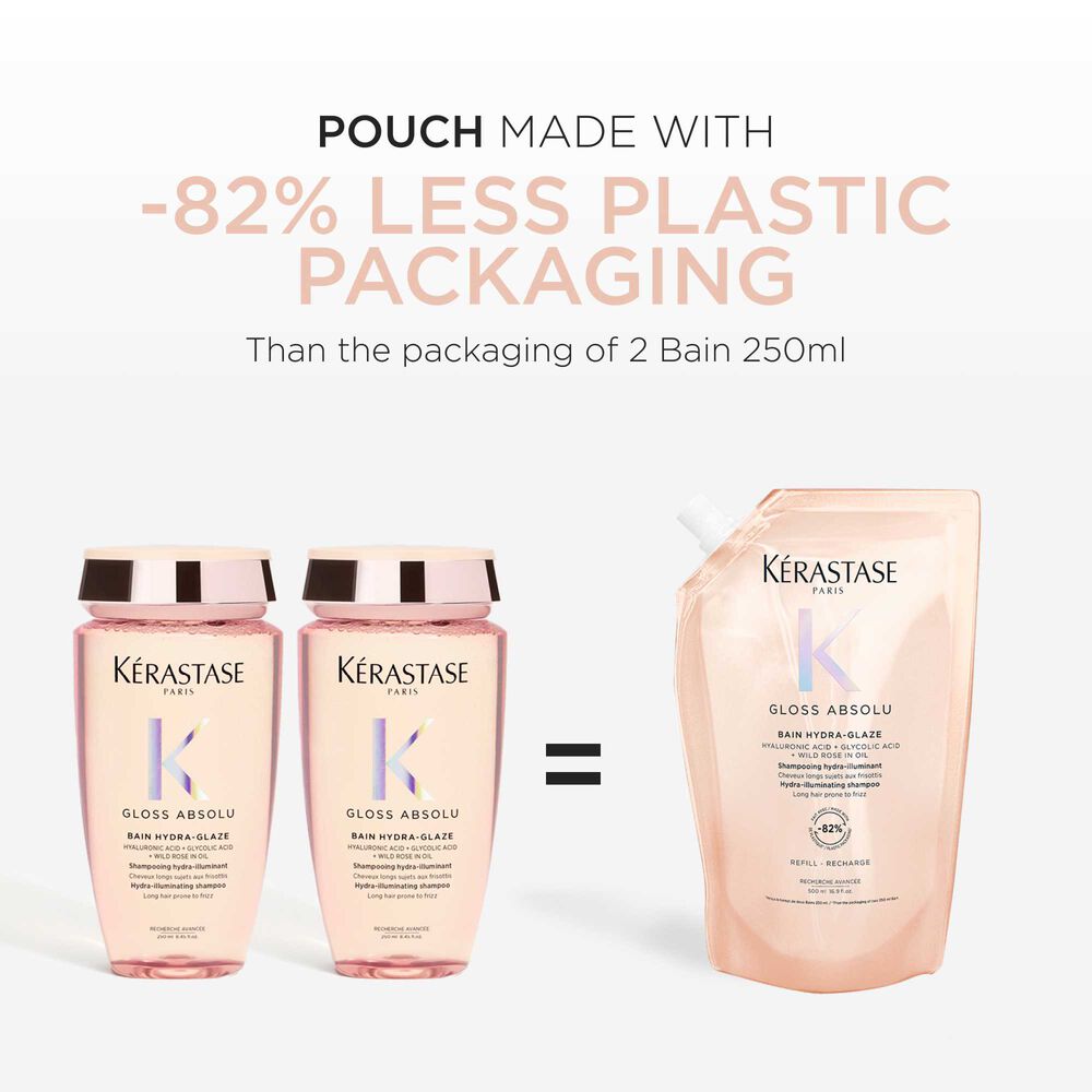 Kerastase Gloss Absolu Bain Hydra - Glaze Shampoo Refill 500ml - Salonmarjoahola - Shop