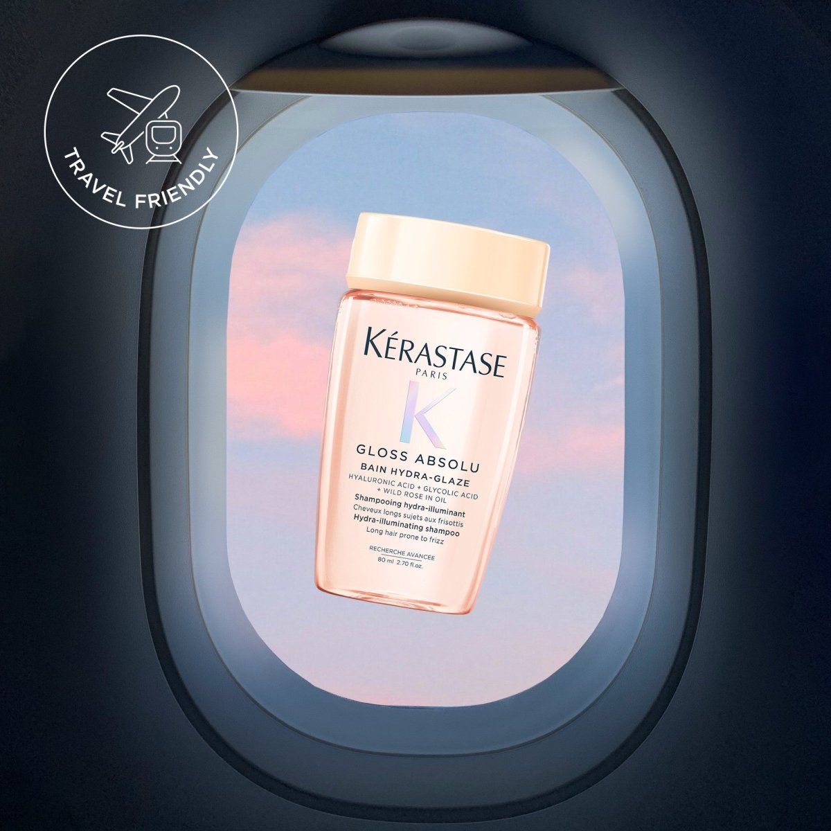 Kerastase Gloss Absolu Travel Bain Hydra - Glaze shampoo 80ml - Salonmarjoahola - Shop