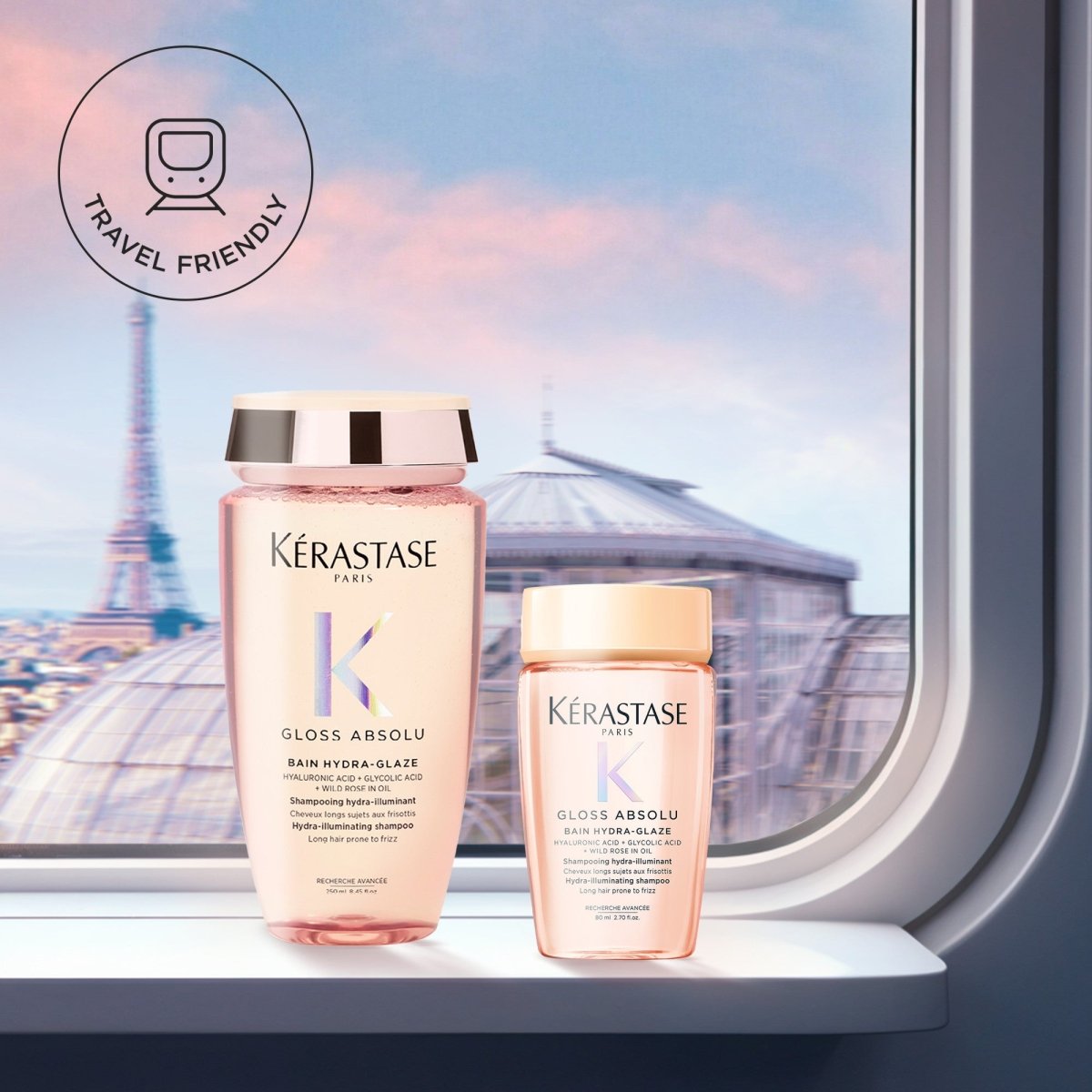 Kerastase Gloss Absolu Travel Bain Hydra - Glaze shampoo 80ml - Salonmarjoahola - Shop