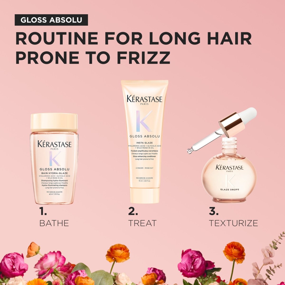 Kerastase Gloss Absolu Trio Mini Oil Spring Set For Long Hair Prone To Frizz 2026 - Salonmarjoahola - Shop