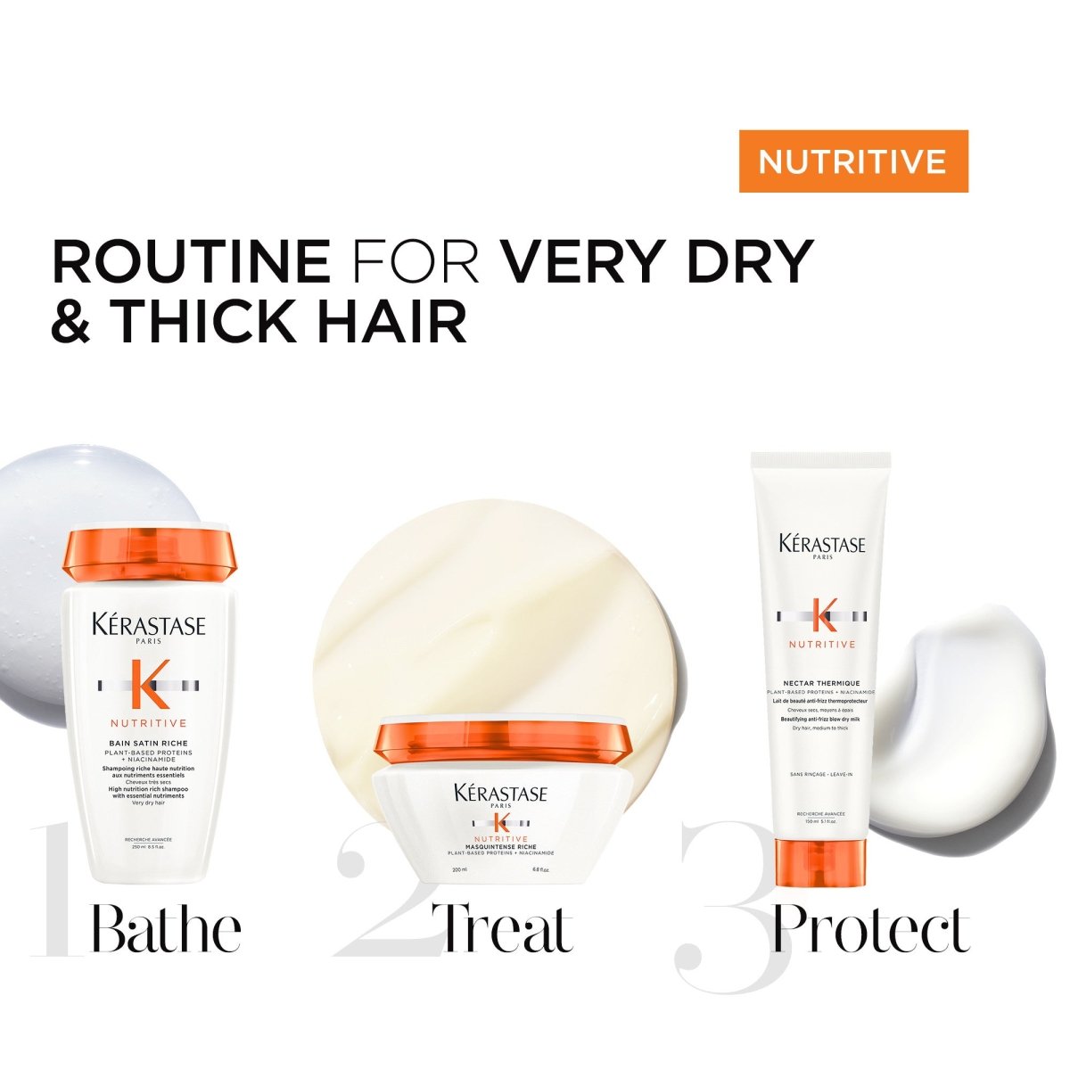 Kerastase Nutritive Bain Satin Riche Shampoo 500ml - Salonmarjoahola - Shop