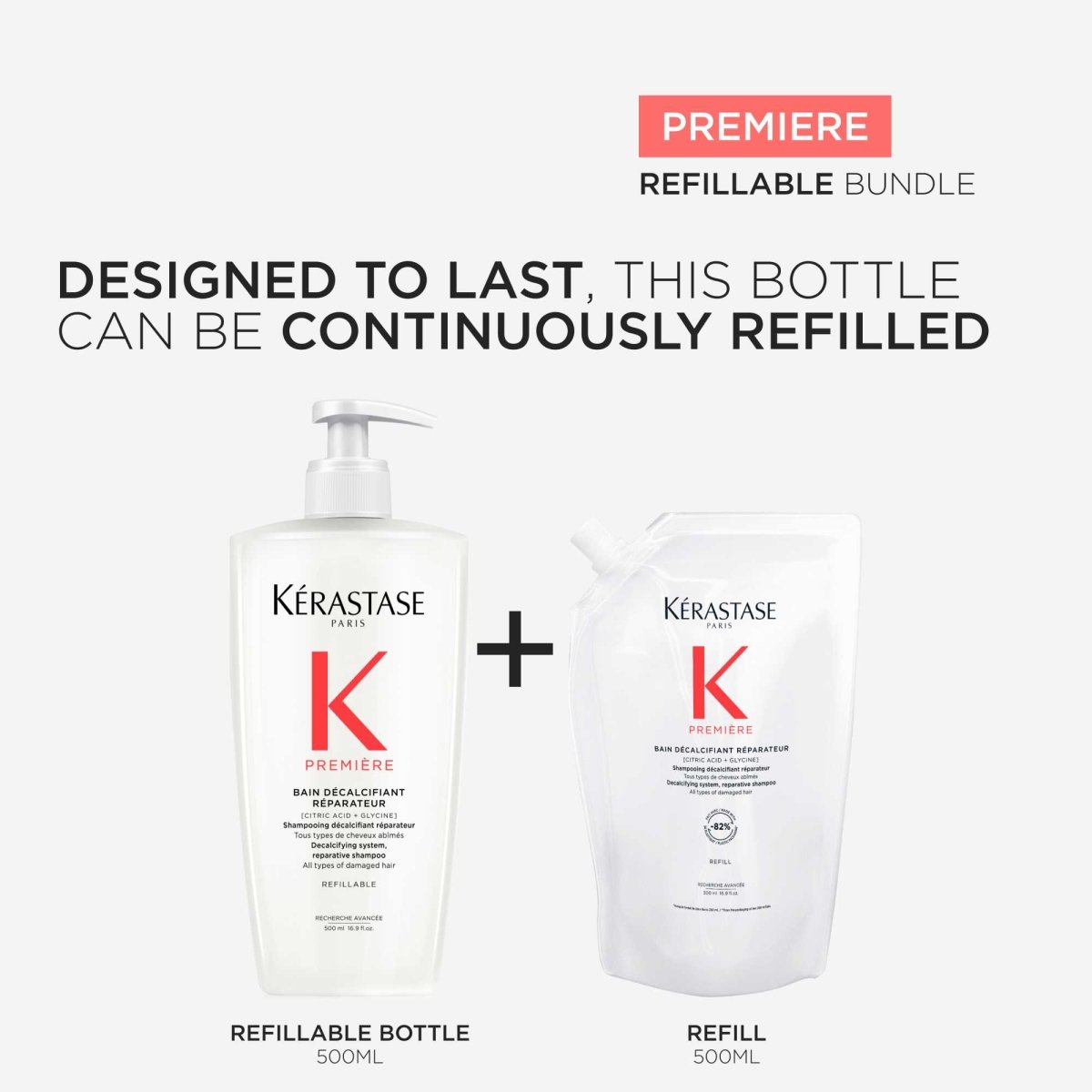 Kerastase Premiere Bain Decalfiant Renovateur Shampoo Refill 500 ml - Salonmarjoahola - Shop