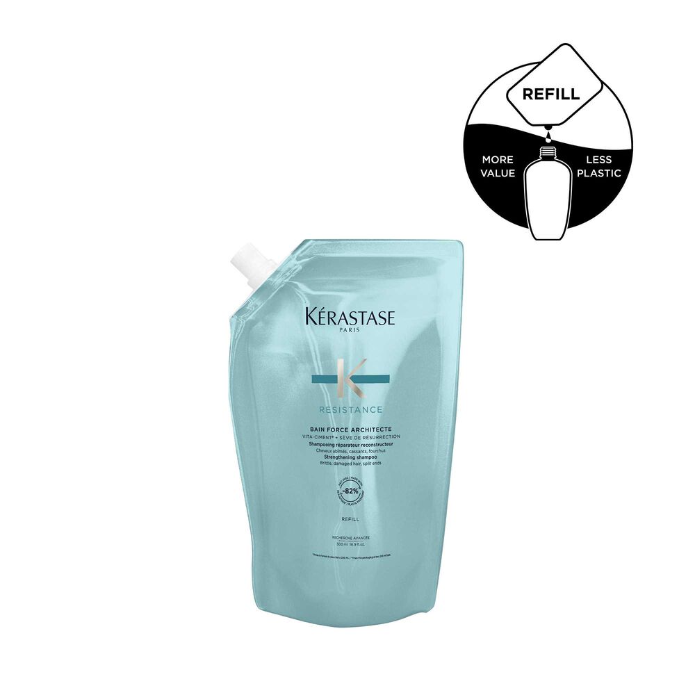 Kerastase Resistance Bain Force Architecte Shampoo Refill 500ml - Salonmarjoahola - Shop