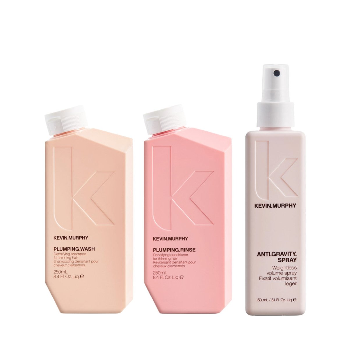 Kevin.Murphy Plumping shampoo - hoitoaine ja anti gravity spray - Salonmarjoahola - Shop