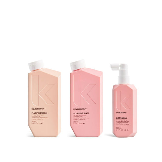 KEVIN.MURPHY Plumping Wash - Rinse ja BodyMass paketti - Salonmarjoahola - Shop