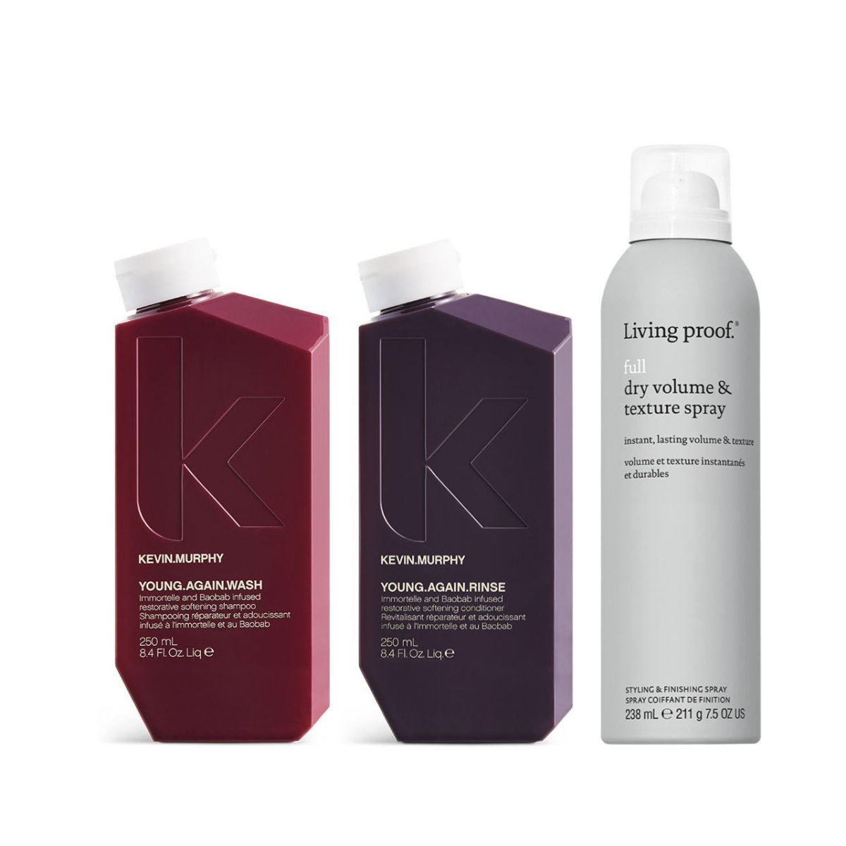 Kevin.Murphy Young Again Wash - Rinse ja LP Texture Spray - Salonmarjoahola - Shop