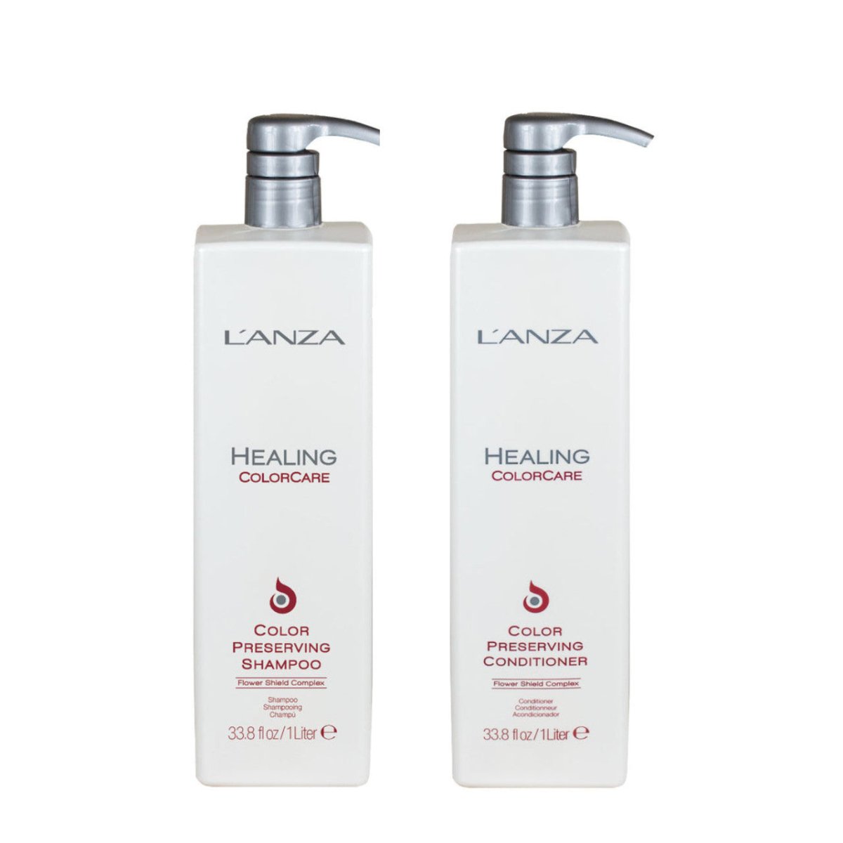 LANZA Healing ColorCare Color - Preserving Shampoo ja Hoitoaine Combo 1000ml - Salonmarjoahola - Shop