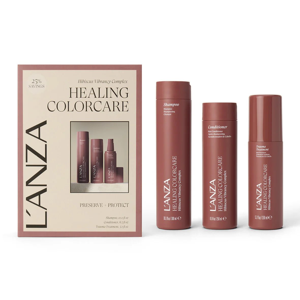 LANZA Healing ColorCare Trio - joulupaketti 2025 - Salonmarjoahola - Shop