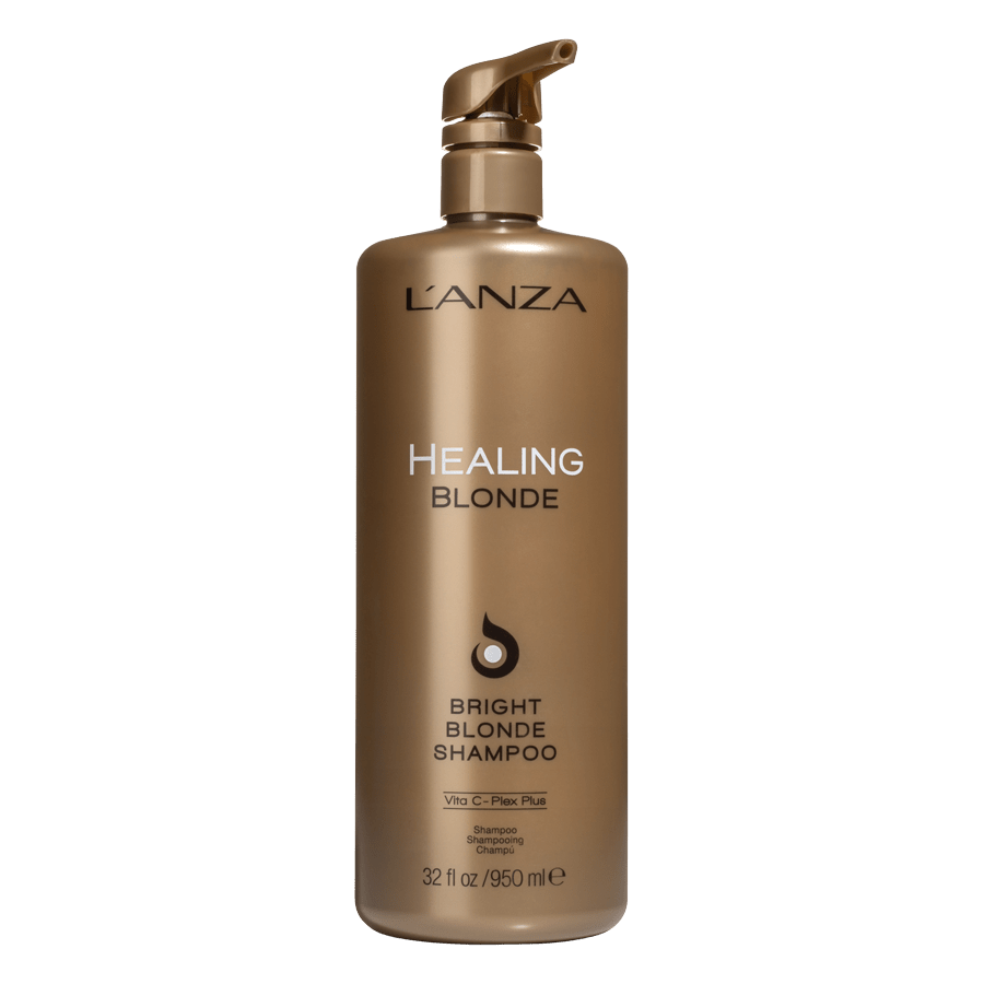 LANZA Keratin Healing Blonde - Bright Blonde shampoo ja hoitoaine Combo 950ml - Salonmarjoahola - Shop