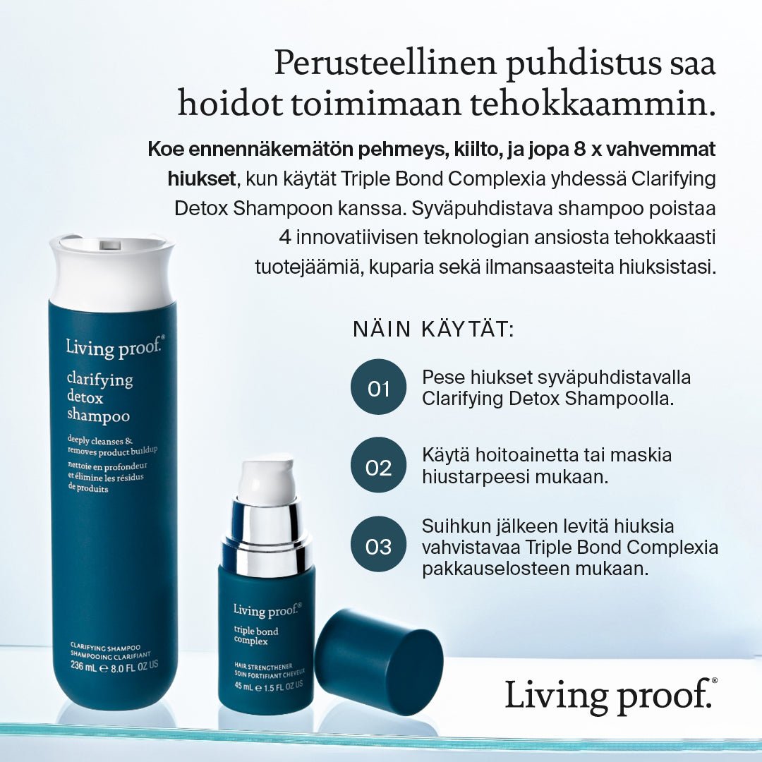 Living Proof detox shampoo ja triple bond complex deal - Salonmarjoahola - Shop