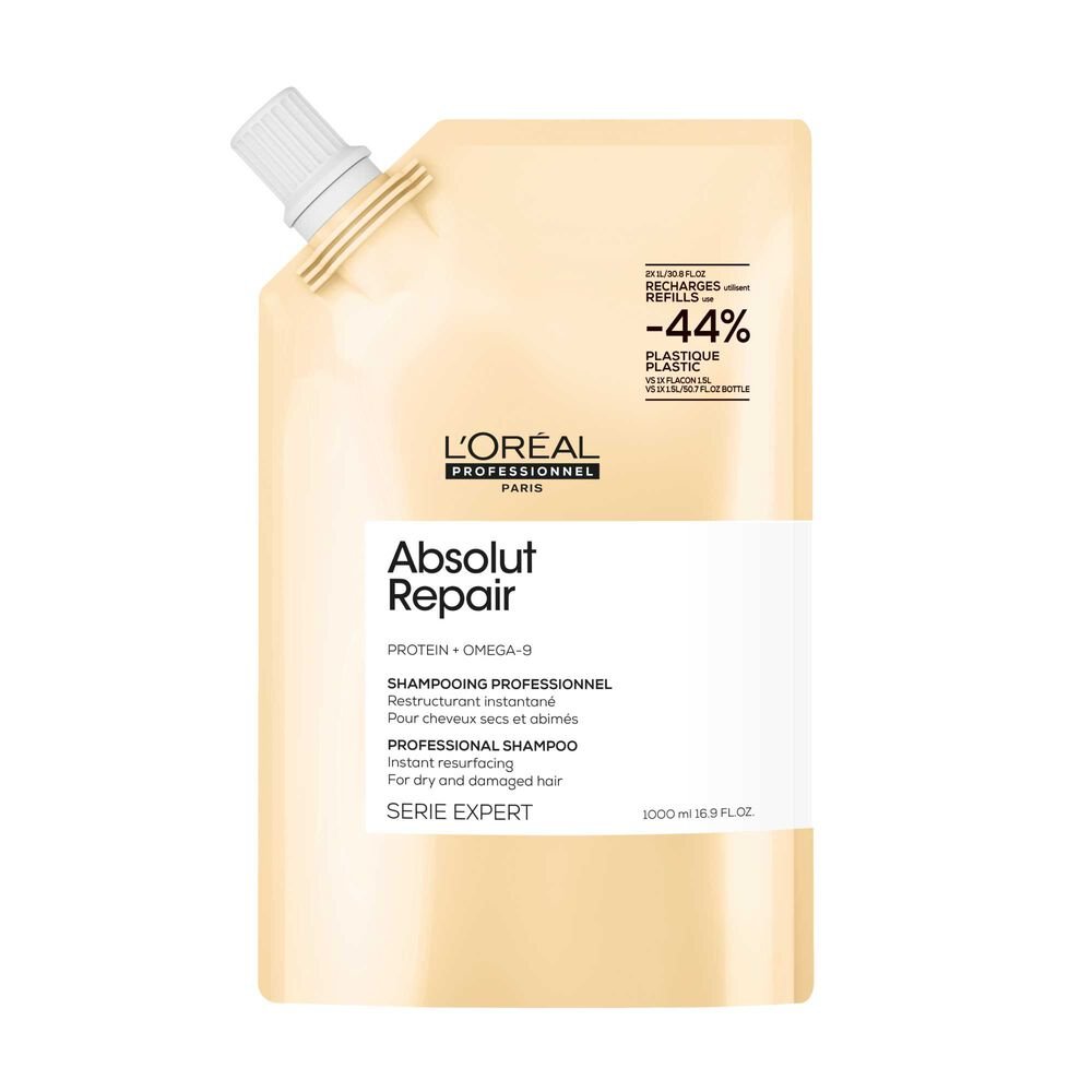 L'Oreal Absolut Repair Gold Shampoo Refill 1000ml - Salonmarjoahola - Shop