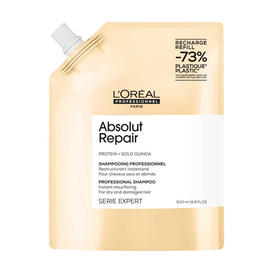 L'Oreal Absolut Repair Gold Shampoo Refill 500ml - Salonmarjoahola - Shop