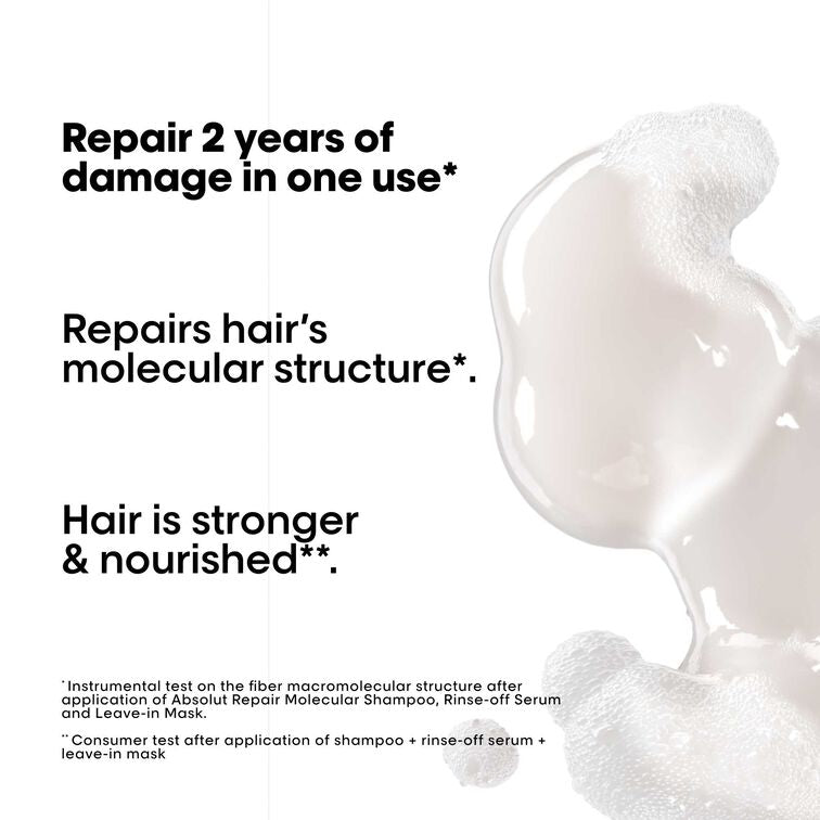 L'oreal Absolut Repair Molecular Shampoo Refill 1000ml - Salonmarjoahola - Shop