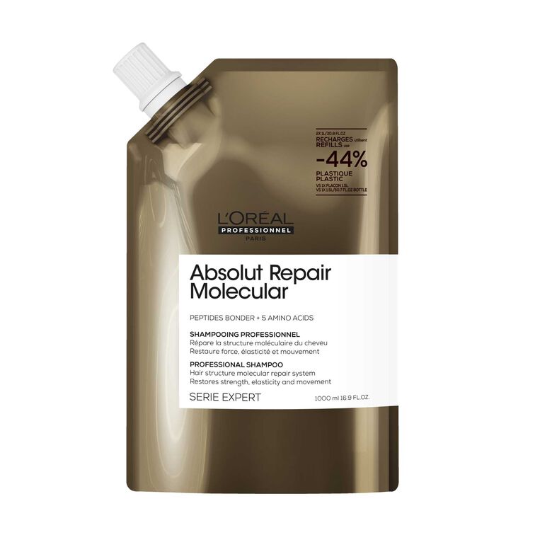 L'oreal Absolut Repair Molecular Shampoo Refill 1000ml - Salonmarjoahola - Shop