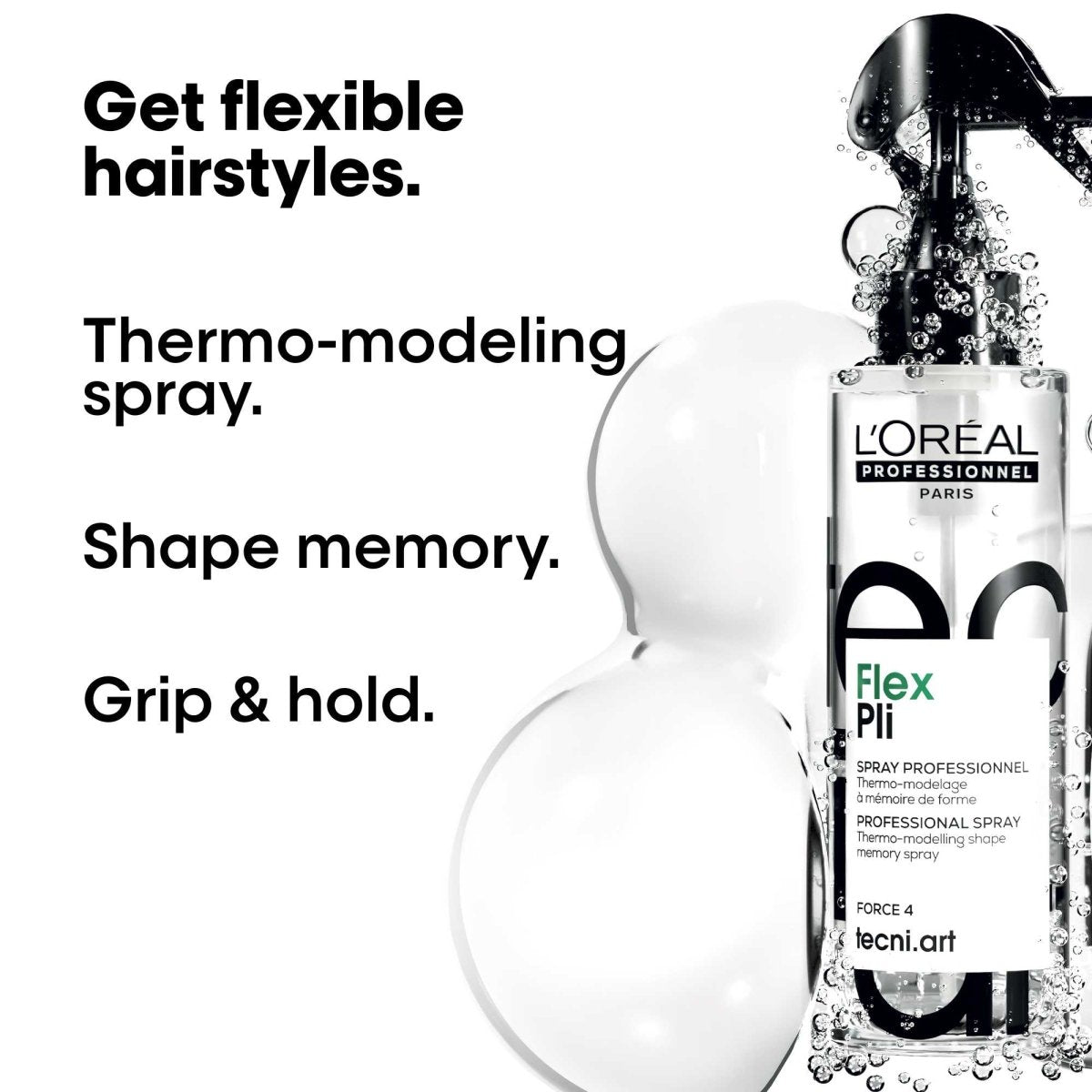 Loreal Flex Pli Thermo Modelling Spray 190ml - Salonmarjoahola - Shop