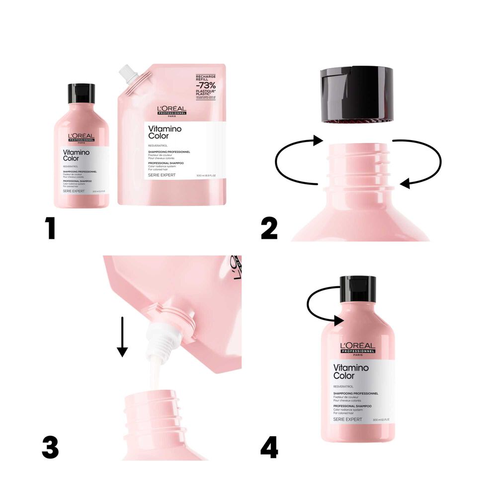 L'oreal Vitamino Color Shampoo Refill 500ml - Salonmarjoahola - Shop