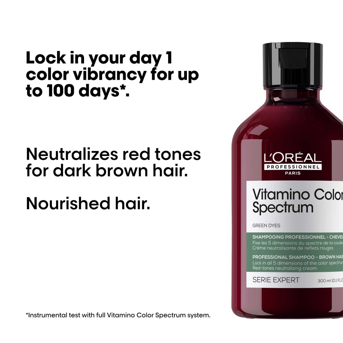 L'Oreal Vitamino Color Spectrum Green Shampoo 300ml - Salonmarjoahola-Shop
