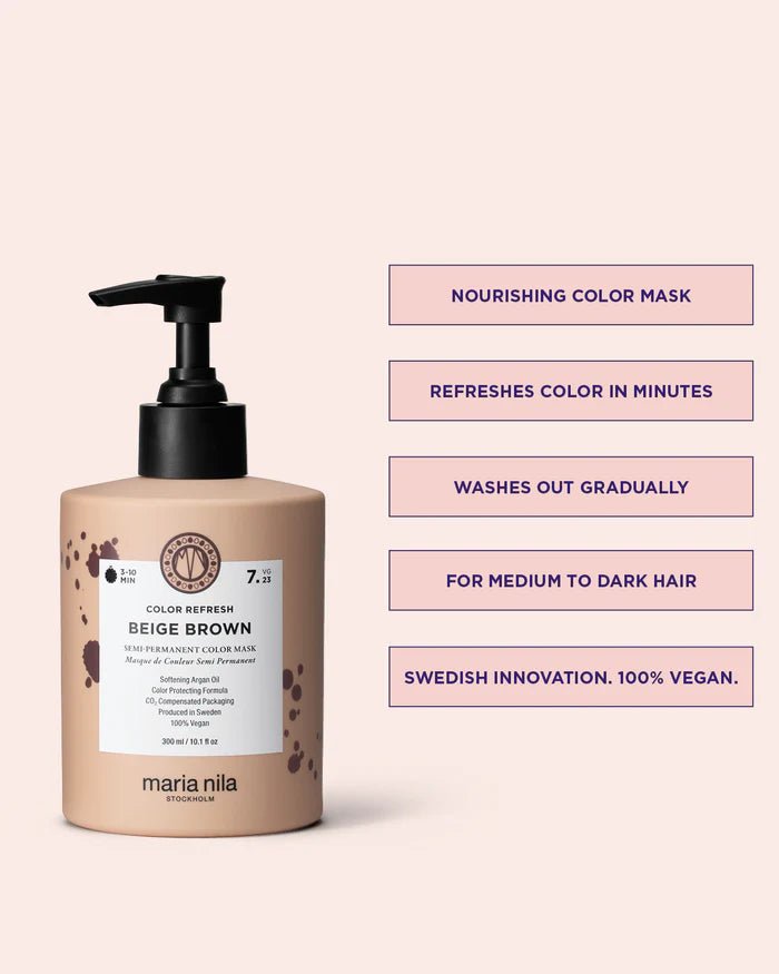 MARIA NILA Colour Refresh Beige Brown 300ml - Salonmarjoahola - Shop