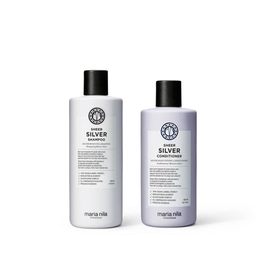 maria nila Sheer Silver Bundle Shampoo 350 ml & Conditioner 300 ml - Salonmarjoahola - Shop