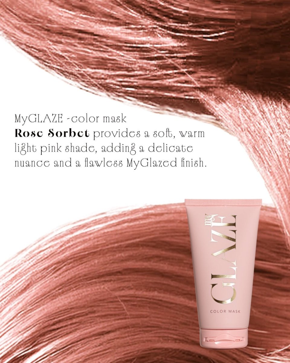 myGLAZE Color Mask Rose Sorbet 200ml - Salonmarjoahola-Shop