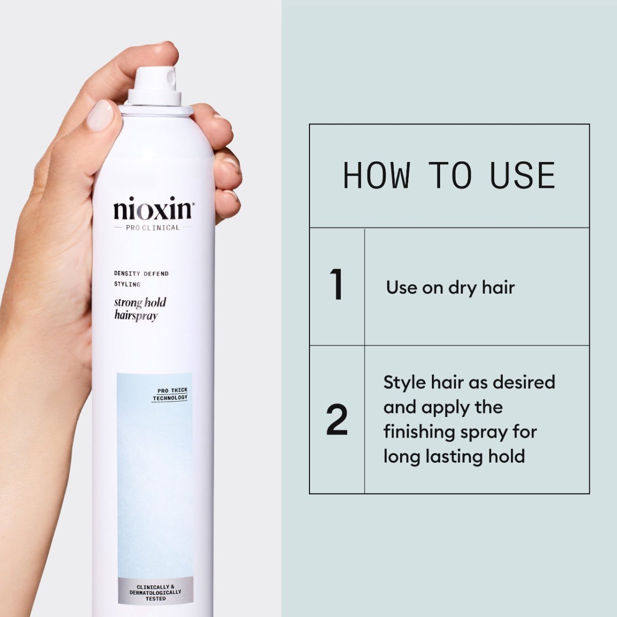 Nioxin Professional Strong Hold Hairspray 300 ml - Salonmarjoahola - Shop