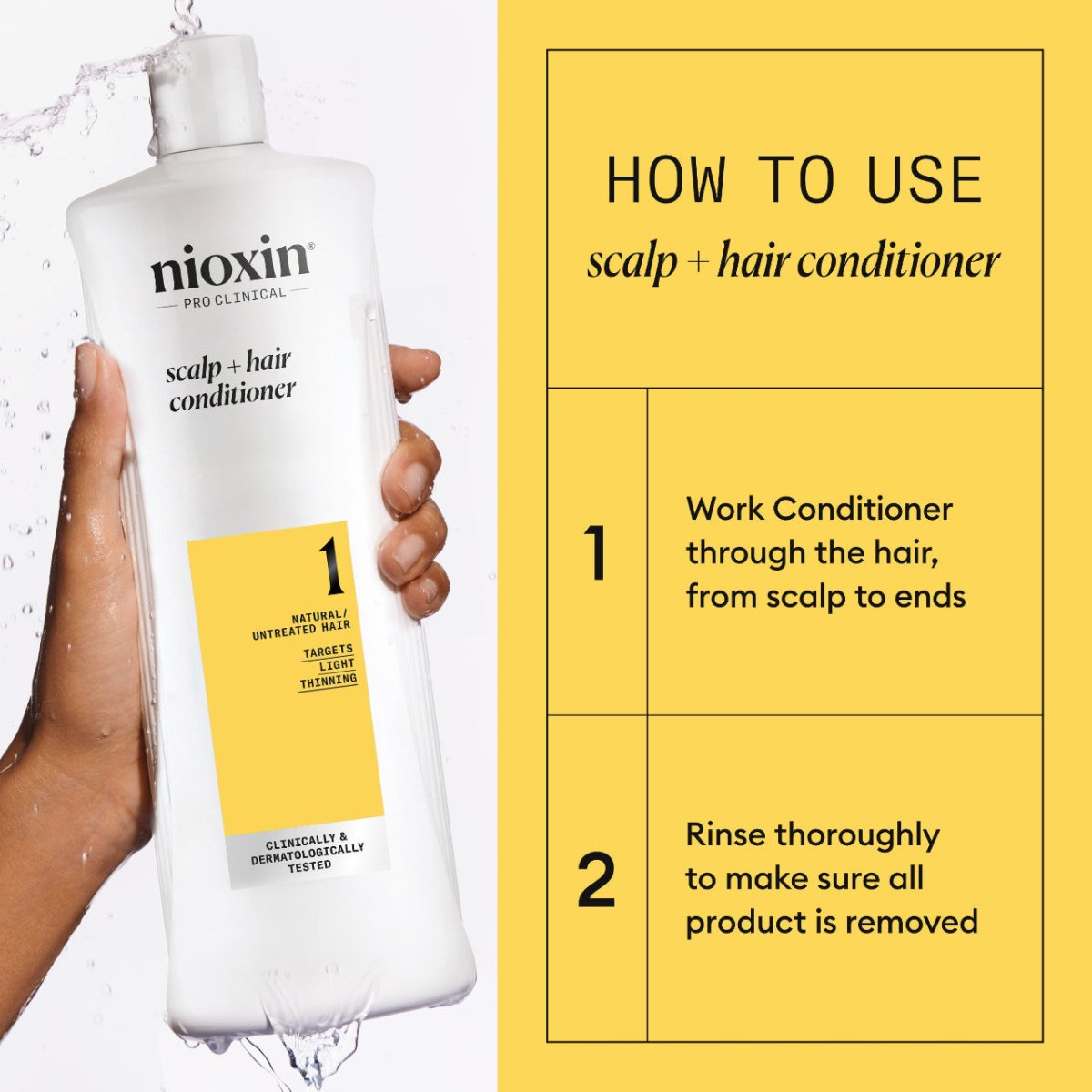 Nioxin Professional System 1 Conditioner 1000 ml - Salonmarjoahola - Shop