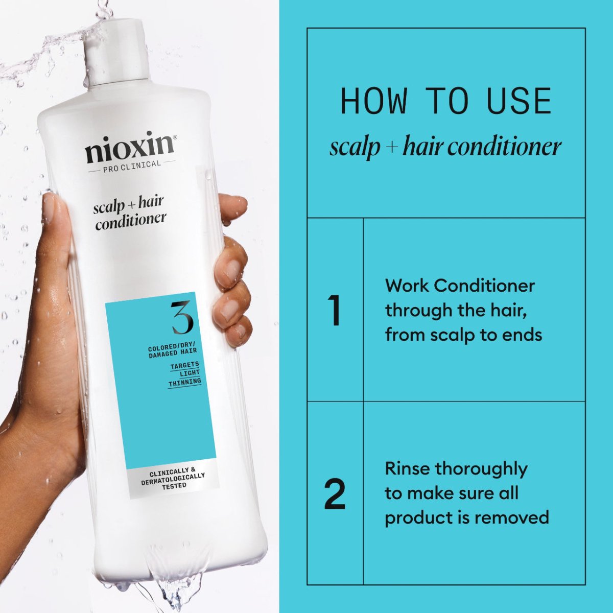 Nioxin Professional System 3 Conditioner 1000 ml - Salonmarjoahola - Shop