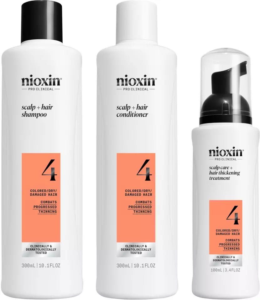 Nioxin Professional System 4 Kit For thining hair - Salonmarjoahola - Shop