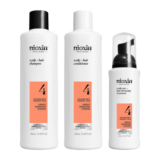 Nioxin Professional System 4 Kit For Thinning Hair - Salonmarjoahola - Shop