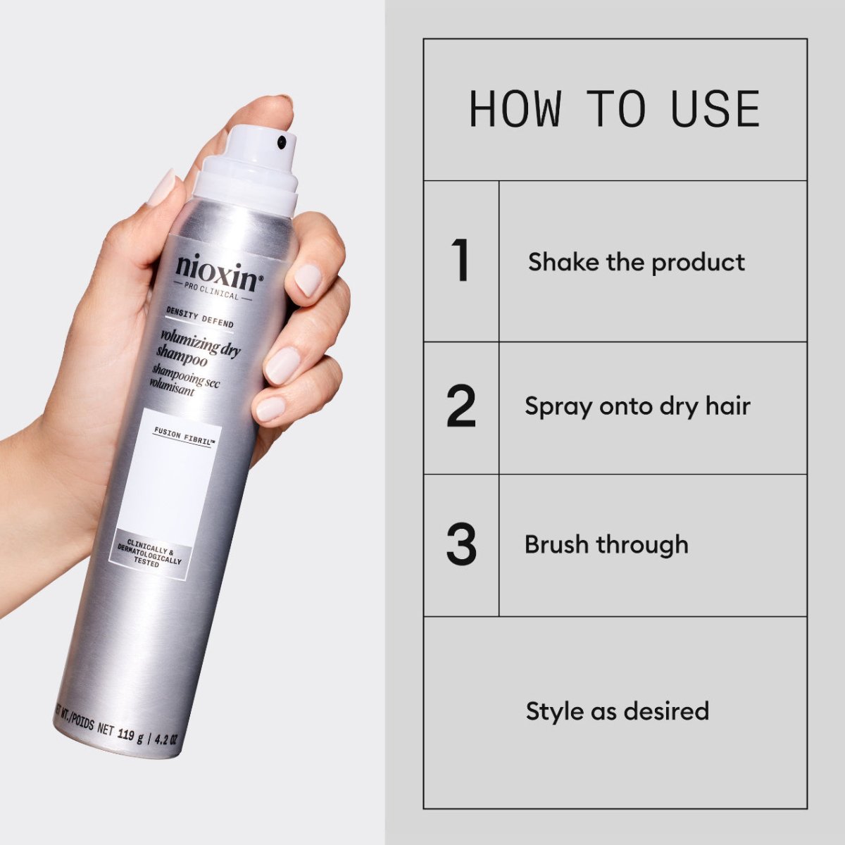 Nioxin Professional Volumizing Dry Shampoo 180 ml - Salonmarjoahola - Shop