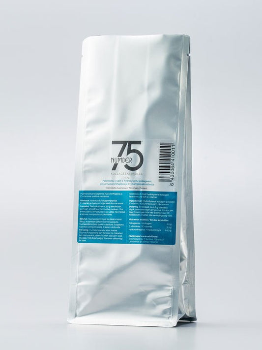 N:o75 - Kollageenijauhe iholle täyttöpussi 100g - Salonmarjoahola - Shop