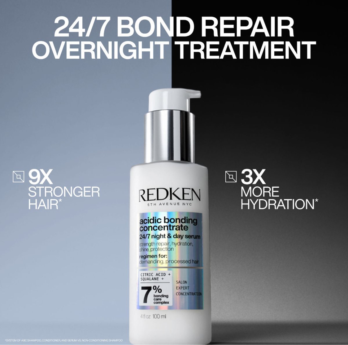 REDKEN Acidic Bonding Concentrate 24/7 Night & Day Serum - Salonmarjoahola - Shop