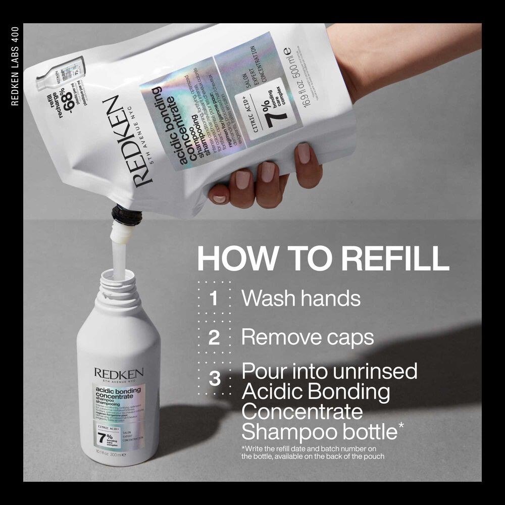 Redken Acidic Bonding Concentrate Shampoo Refill 500ml - Salonmarjoahola - Shop