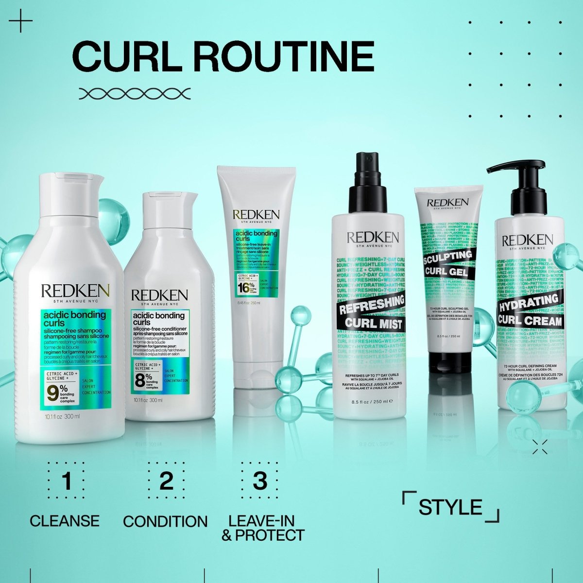 Redken Acidic Bonding Curls Leave - in Treatment - Salonmarjoahola - Shop