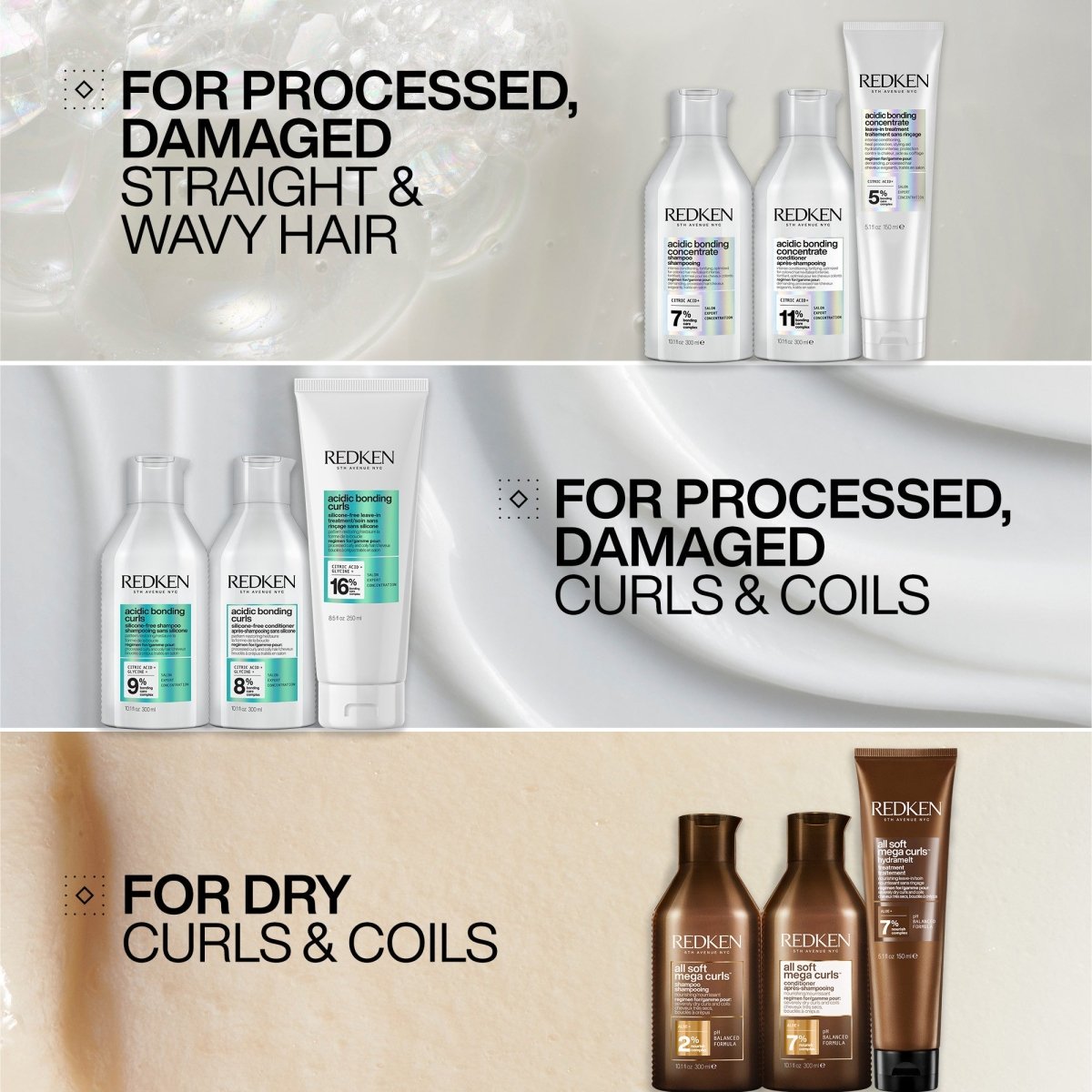 Redken Acidic Bonding Curls Leave - in Treatment - Salonmarjoahola - Shop