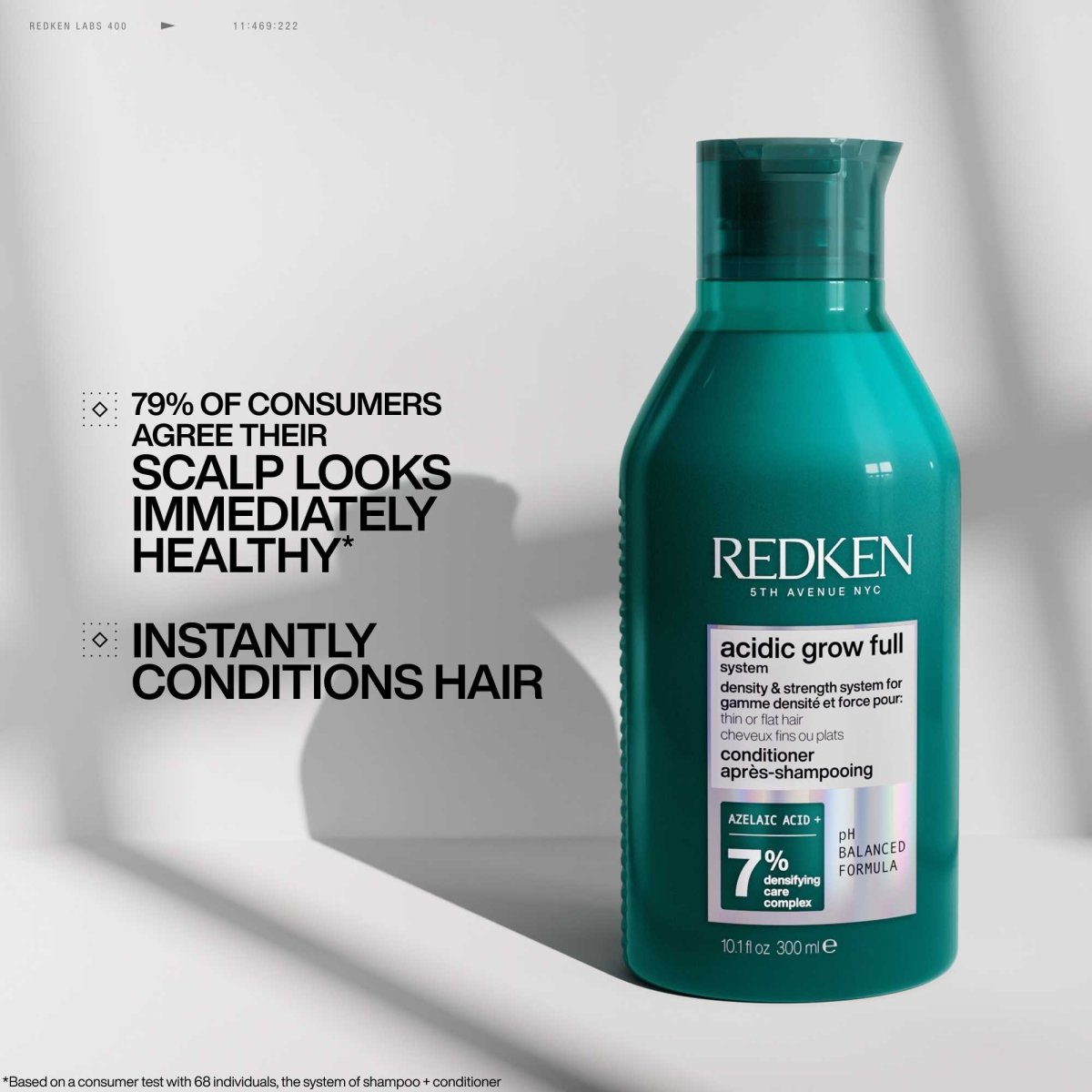 REDKEN Acidic Grow Full System Densifying Conditioner For Thin Hair 1000 ml - Salonmarjoahola - Shop