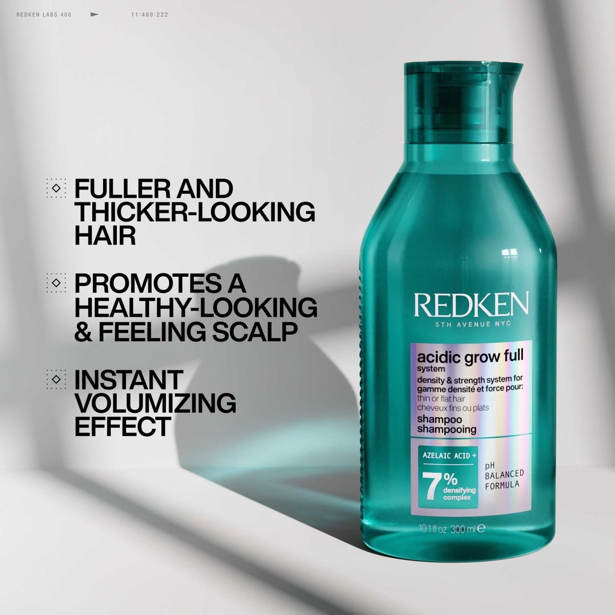 REDKEN Acidic Grow Full System Densifying Shampoo 1000 ml - Salonmarjoahola - Shop