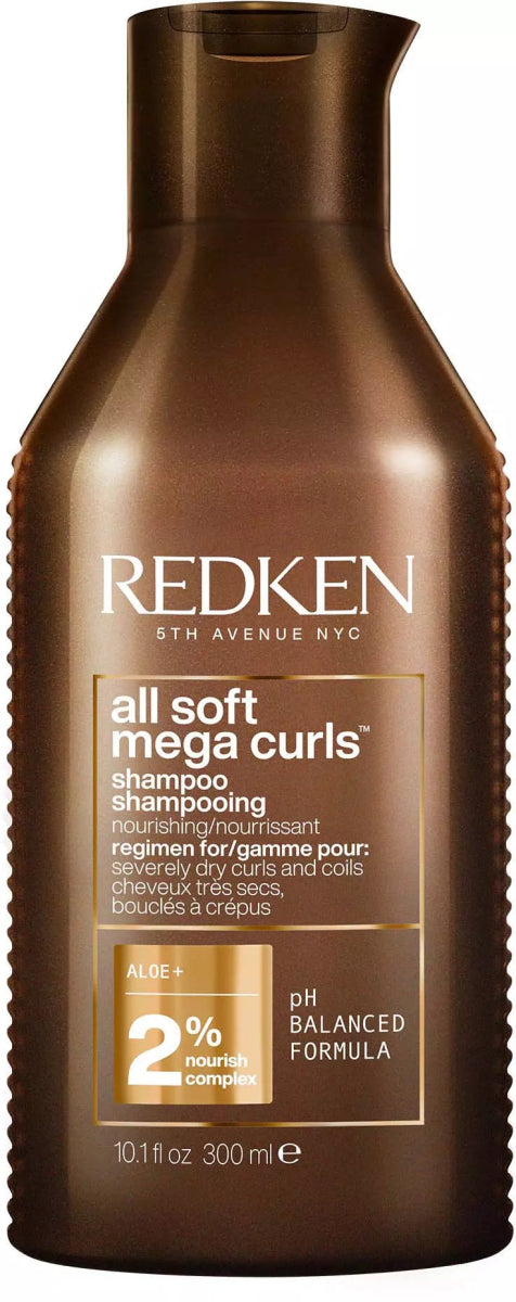 Redken All Soft Mega Curls Shampoo 300 ml - Salonmarjoahola - Shop