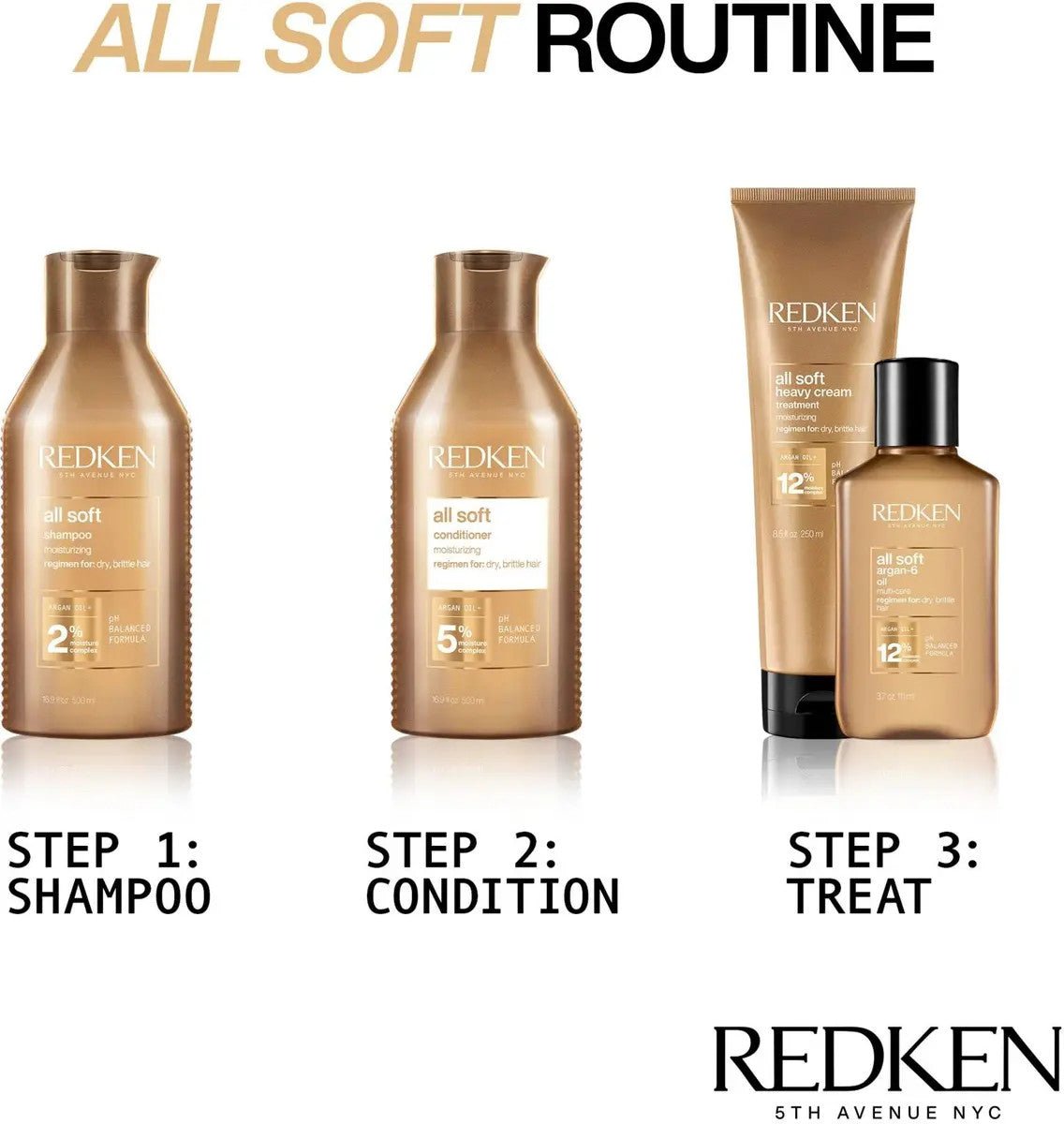 REDKEN All Soft Organ Oil Shampoo 500ml - Salonmarjoahola - Shop