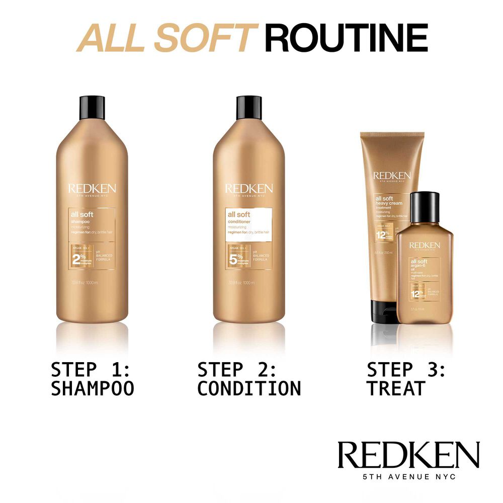 REDKEN All Soft Shampoo 1000ml - Salonmarjoahola - Shop