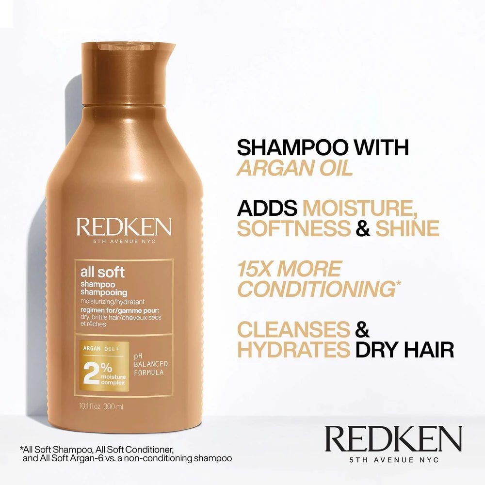 REDKEN All Soft Shampoo 300ml - Salonmarjoahola - Shop