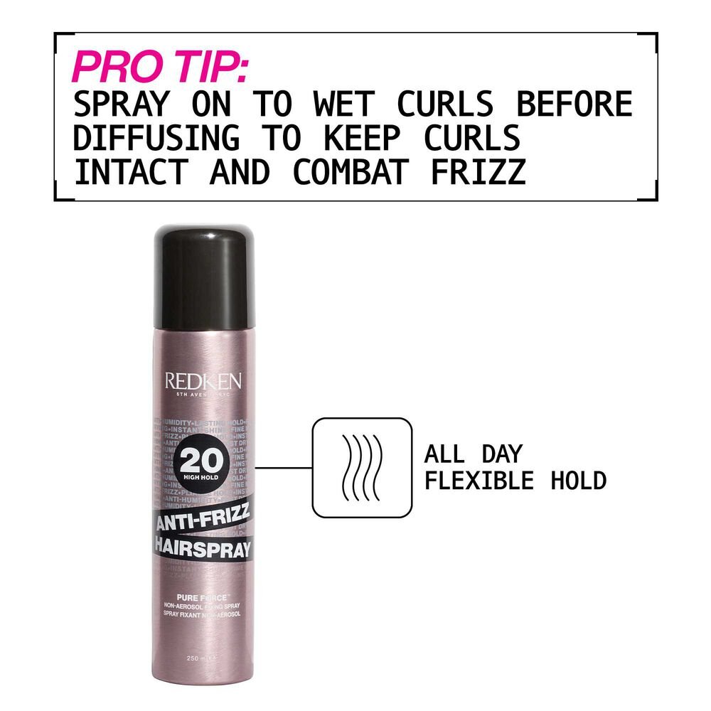 Redken Anti Frizz Hairspray (PURE FORCE) - Salonmarjoahola - Shop